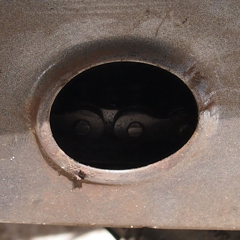 チェーン調整後 確認