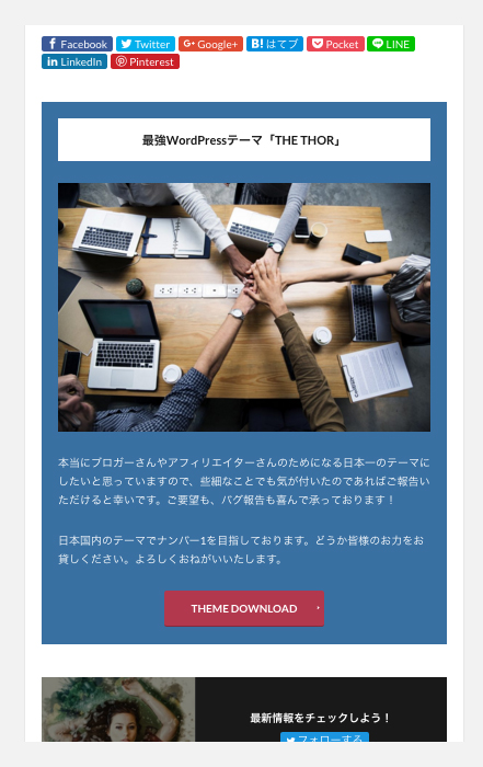 THOR 記事下CTA サンプル
