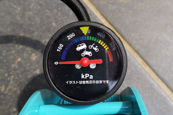 リトルカブ 空気入れ メーター