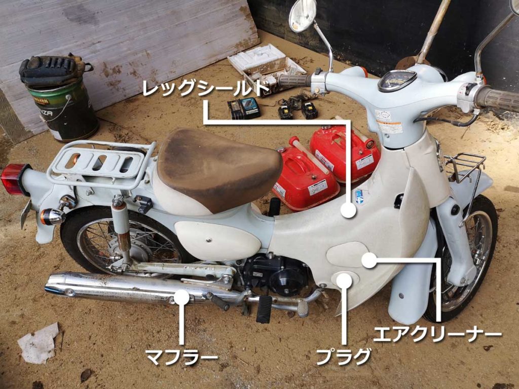 リトルカブ 水没 そして 復活 Honda Little Cub